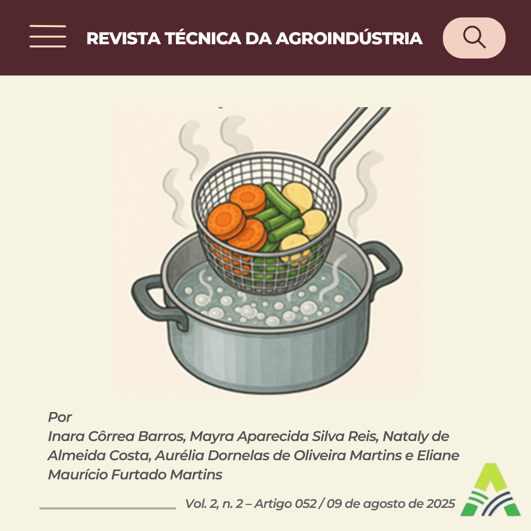 BRANQUEAMENTO DE VEGETAIS: TÉCNICAS CONVENCIONAIS vs. RADIAÇÃO INFRAVERMELHA (IR)